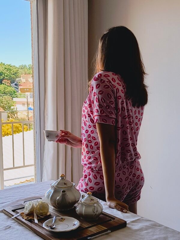 Pijama americano com shorts - Beijinho - Image 2